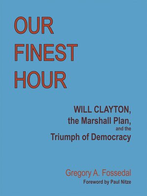cover image of Our Finest Hour